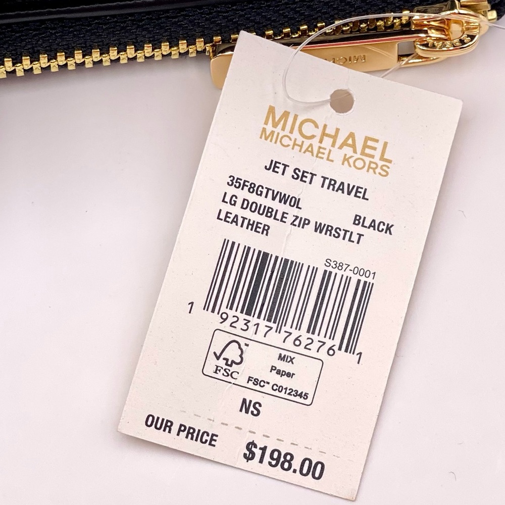 Michael Kors Wallet Wristlet Phone Case Black - Picture 7 of 8